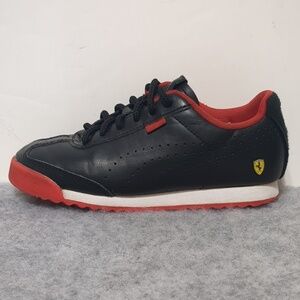 Puma Ferrari Roma Via Perf Black kids Shoes size 13c